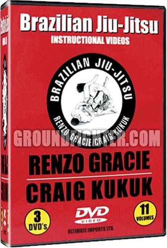Renzo Gracie Brazilian Jiu-Jitsu Instructional 11 Volumes on 3 DVD's