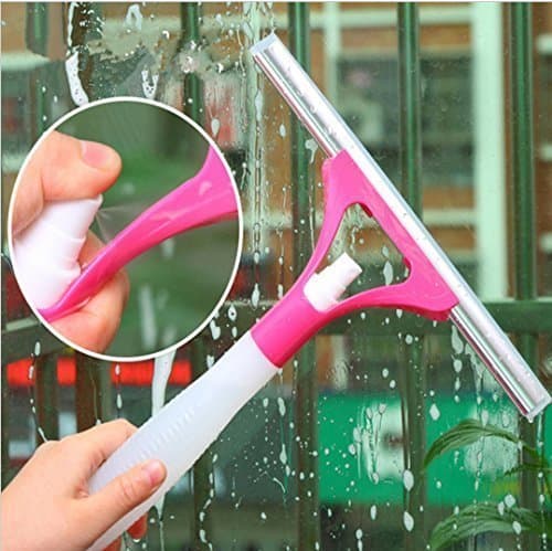 PLAY DESIGN Spray Type Cleaning Brush Glass Wiper Window Clean Shave Car Window Cleaner Brush, 1 Piece