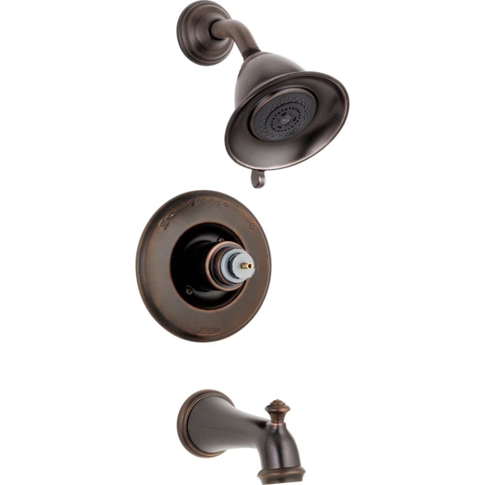 T14455-RBLHP Victorian Monitor 14 Series Bathtub & Shower Trim Without Handle, Venetian Bronze