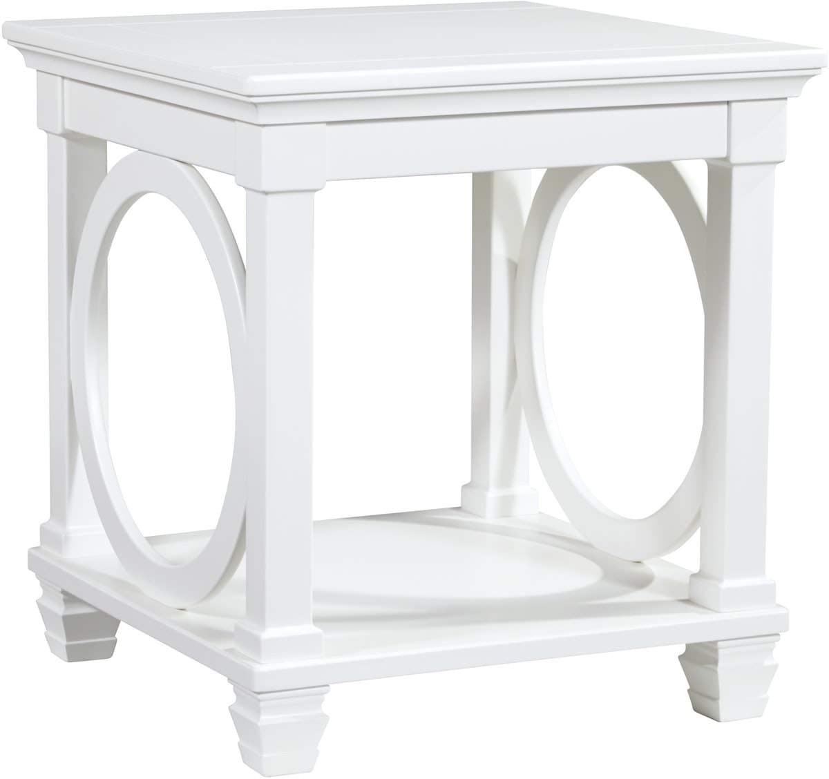 Ashley Furniture Signature Design - Mintville Contemporary Square End Table - White