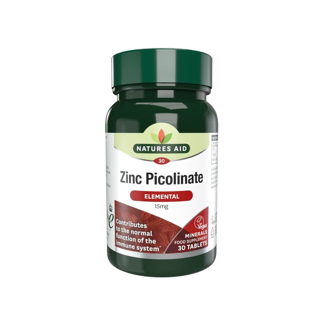 Natures Aid Zinc Picolinate 15mg 30 tablet