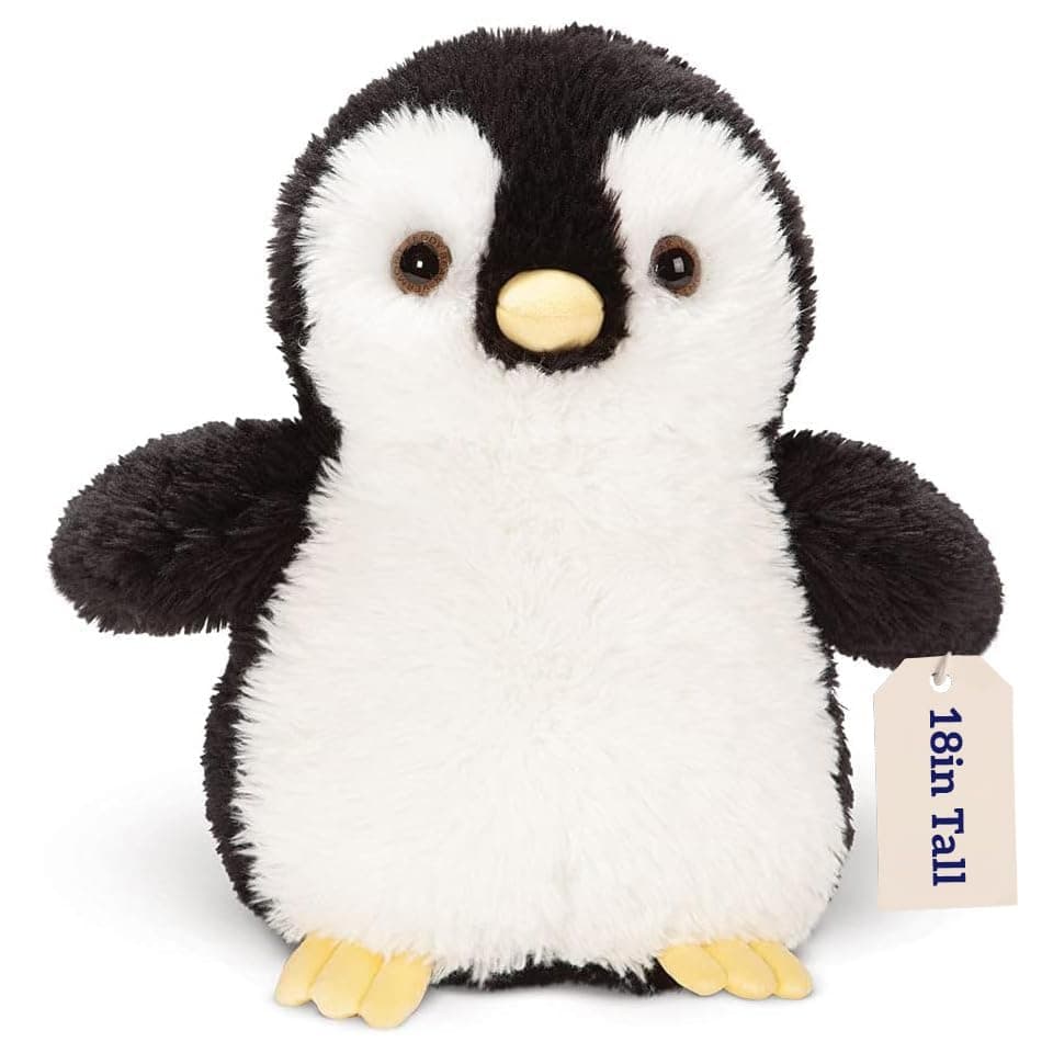 Vermont Teddy Bear Penguin Plush - Penguin Stuffed Animal, Black, 18 Inch