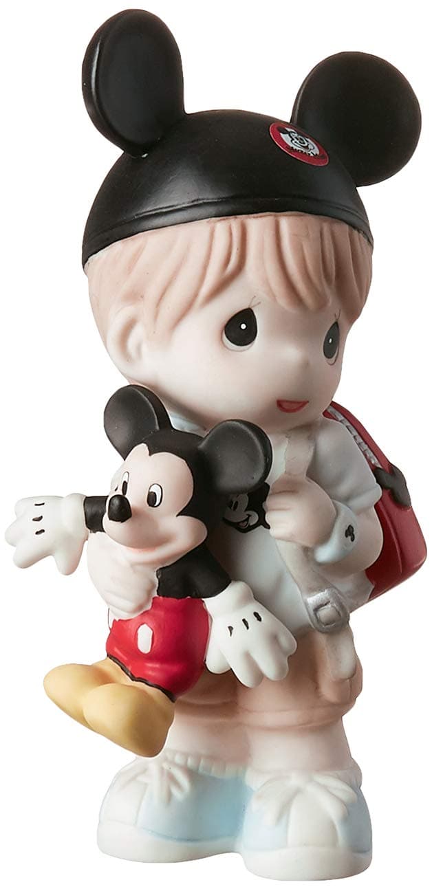 191062 Disney Showcase Disney Dreamer Boy with Mickey Mouse Bisque Porcelain Figurine