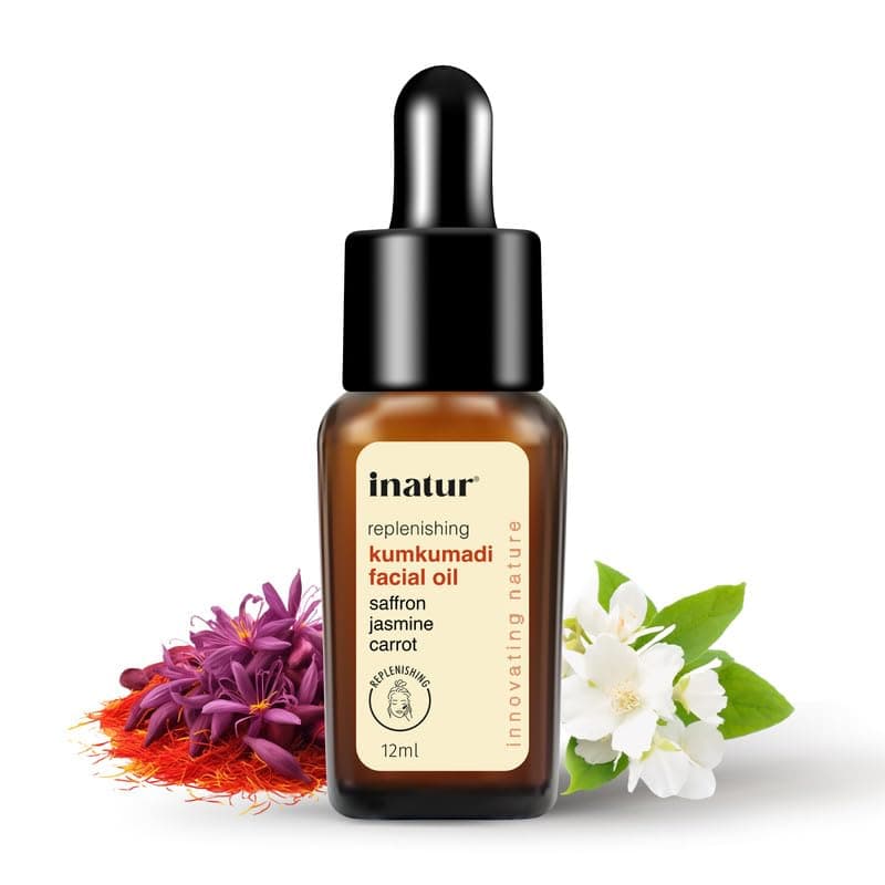 INATUR Kumkumadi Facial Oil, Ayurvedic Formulation, Organic, Anti-Ageing,12 ml