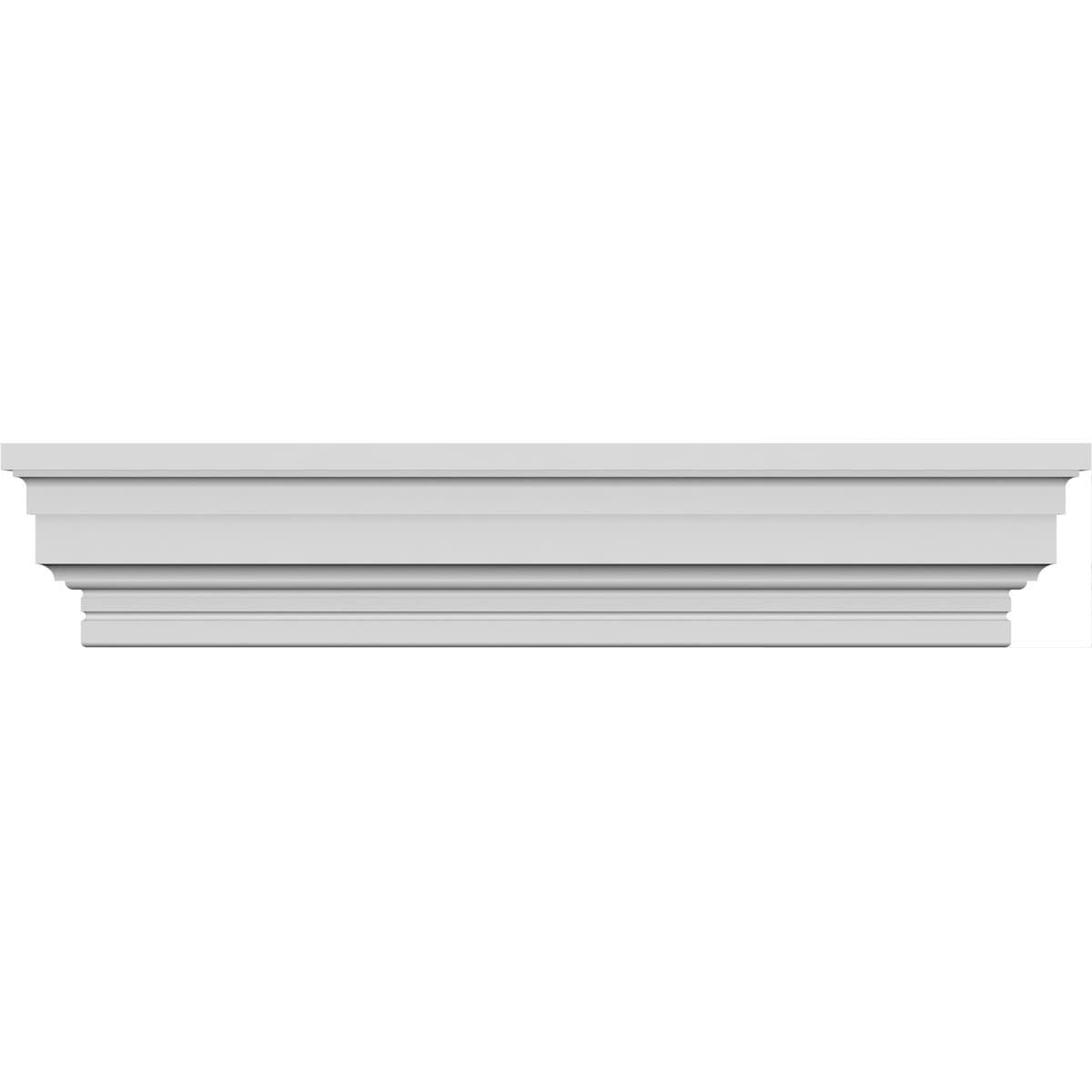 Ekena Millwork CRH04X37ST Crosshead, Factory Primed White