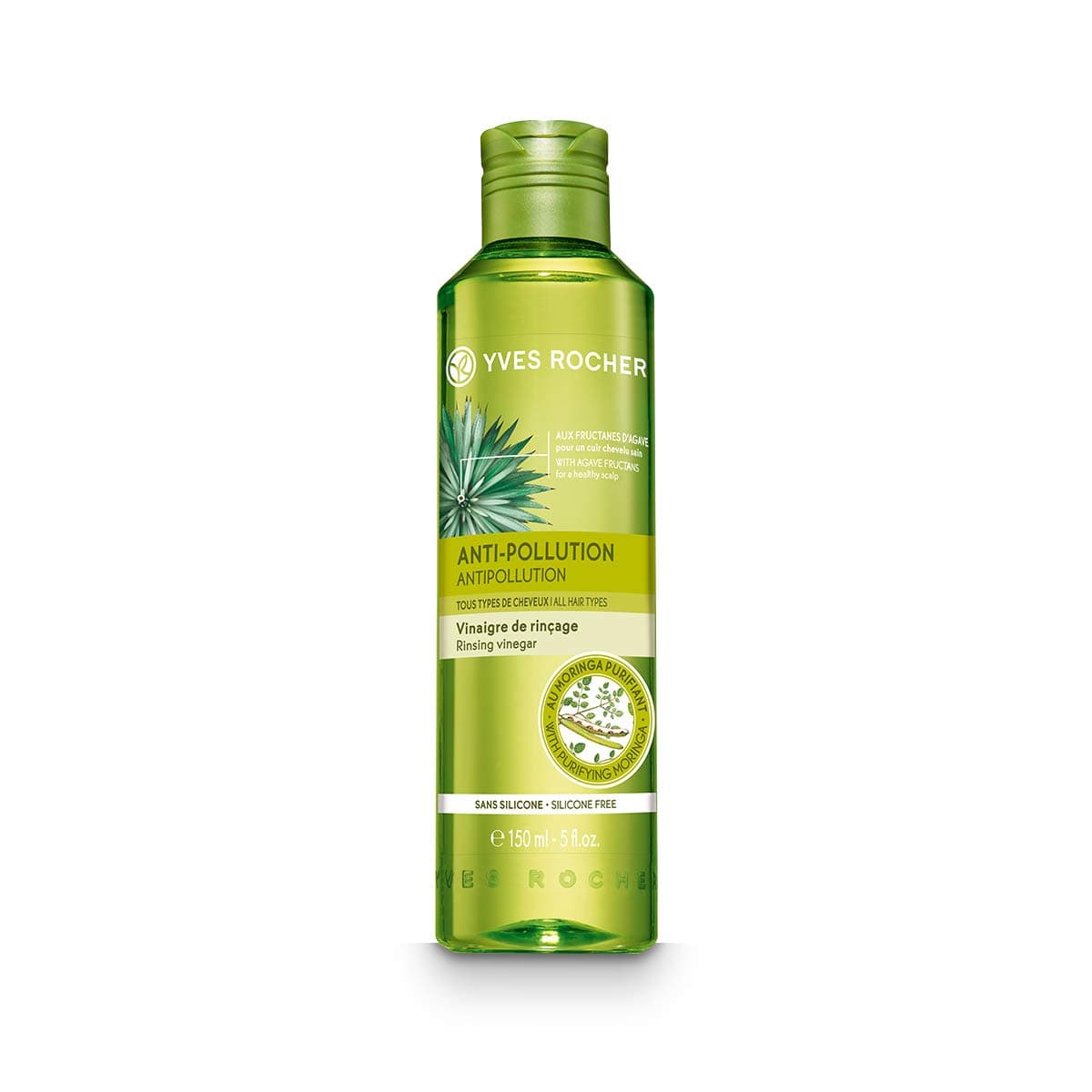 Yves Rocher Detox Hair Rinsing Vinegar, For Normal to Dull Hair, 150 ml bottle