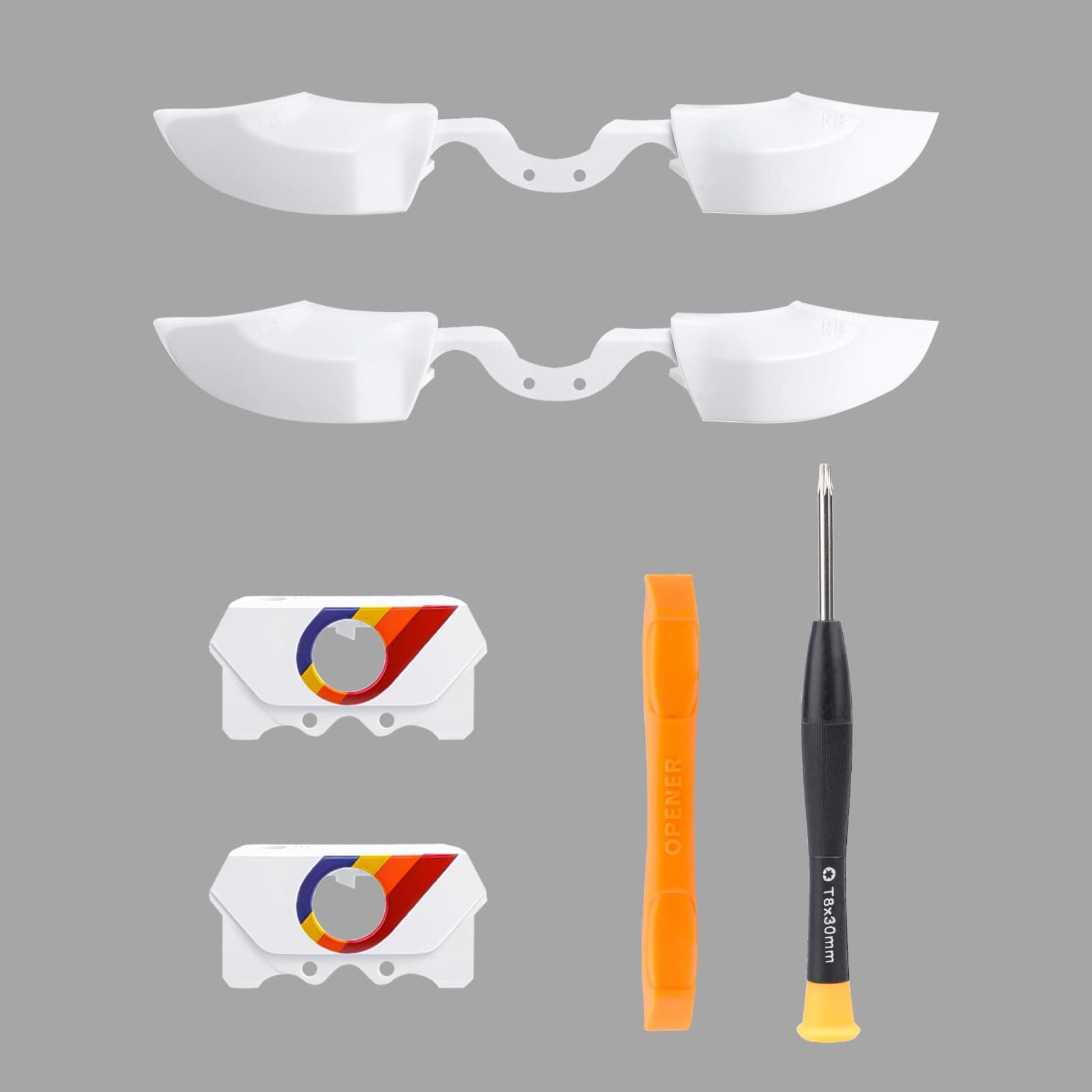 VANPARK 2 Pairs LB RB Replacement for Xbox One Elite 1st Series Controller(Model 1698)