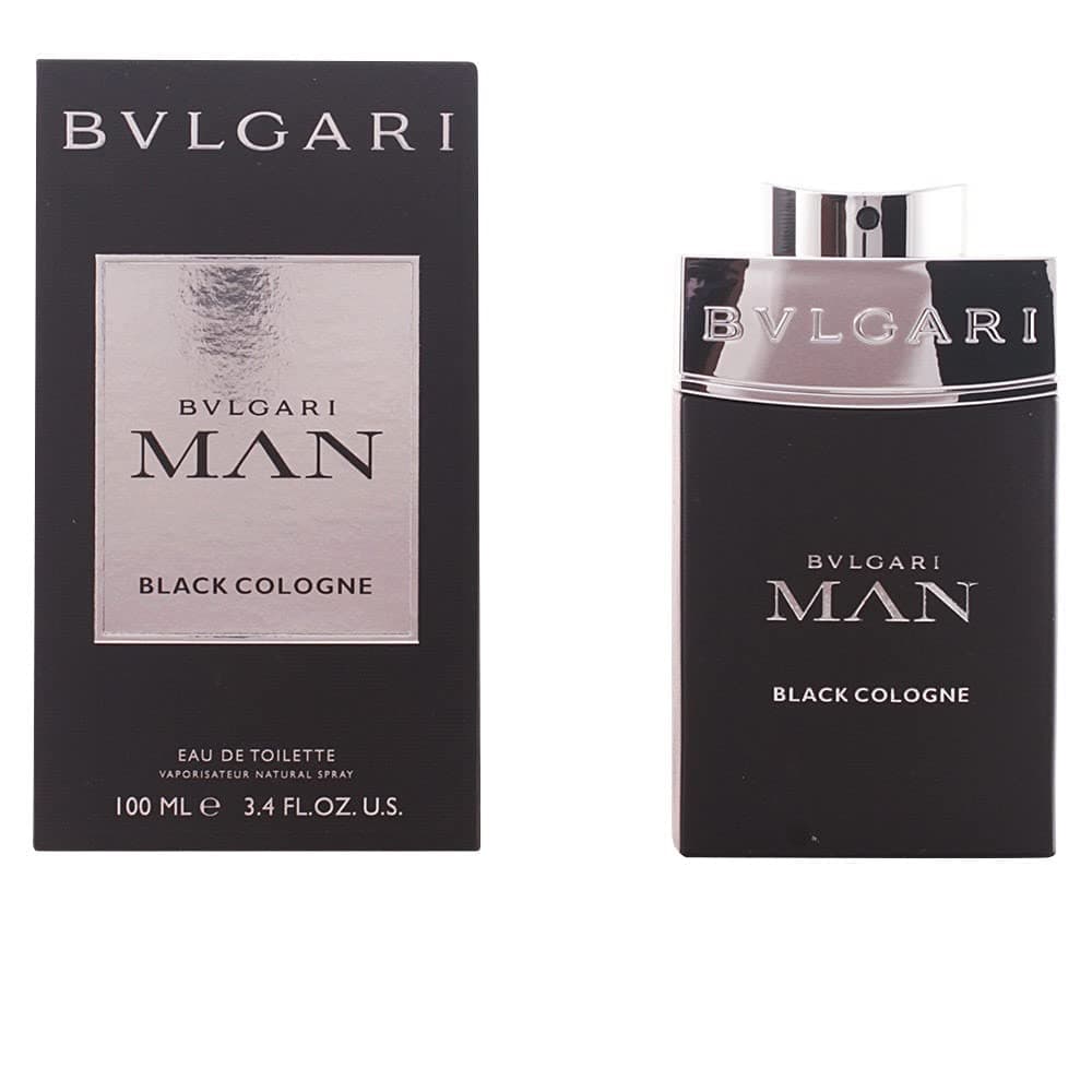 Man Cologne Eau de Toilette Spray, Black, 3.4 Ounce