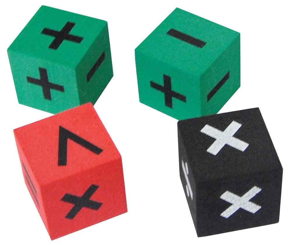 Teacher Created Resources 20605 Foam Operations Dice
