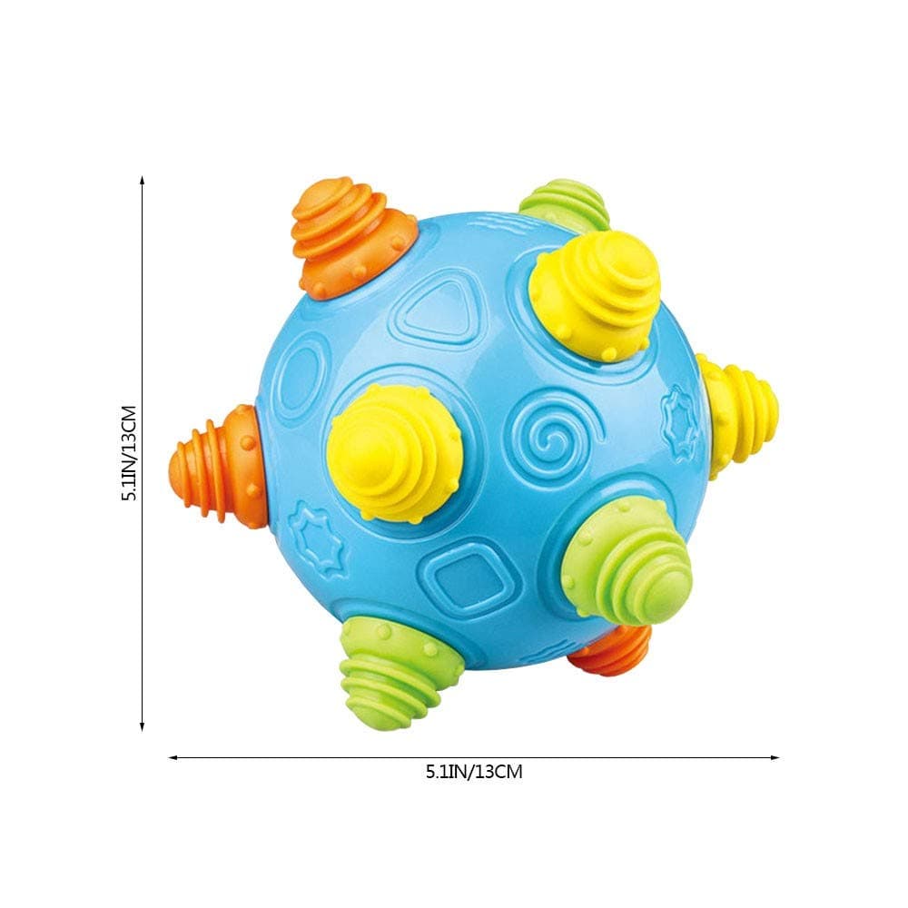 Bumble Ball Vibrating Crawling Chuckle Ball Baby Music Shake Dancing Ball Toy, BPA Free Bouncing Sensory Developmental Boys and Girls
