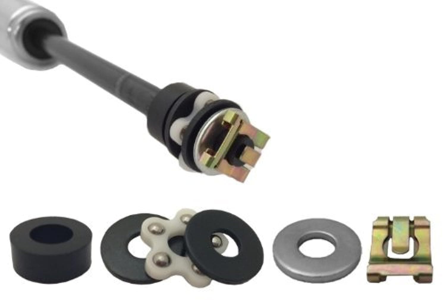 Replacement Hardware Repair Kit for Office Chair Gas Lift Cylinder - Includes Clip, washers, & Bearing - S4451-K