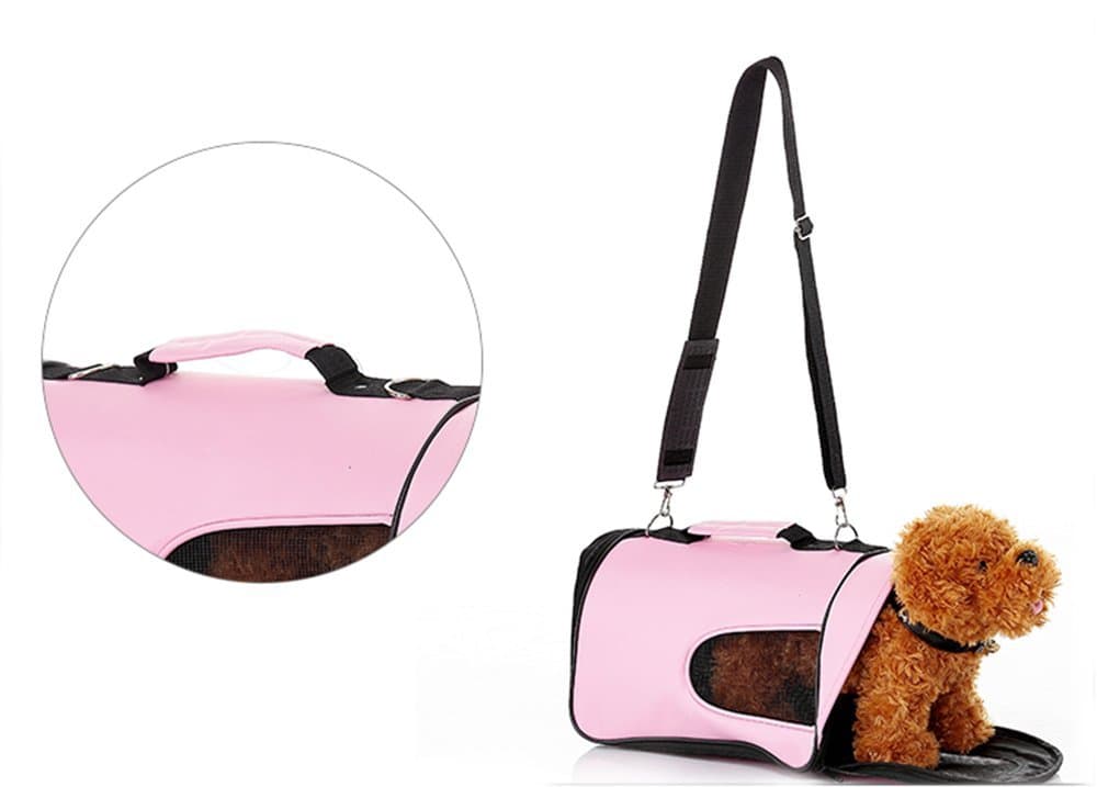 LePet Soft Sided Pet Carrier Airline-Approved Pet Travel Portable Bag for Small Dog & Cat (Small, Pink)