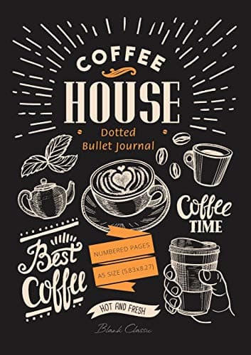 Dotted Bullet Journal: Medium A5 - 5.83X8.27 (Coffee House) Paperback – February 11, 2020