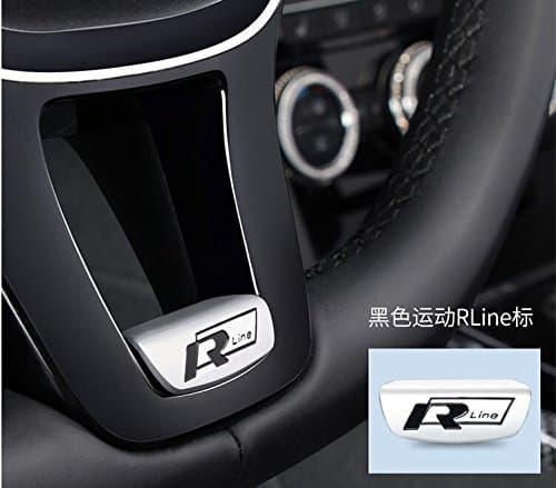 B261 R Line Emblem Badge car Sticker Metal Steering Wheel car Sticker New