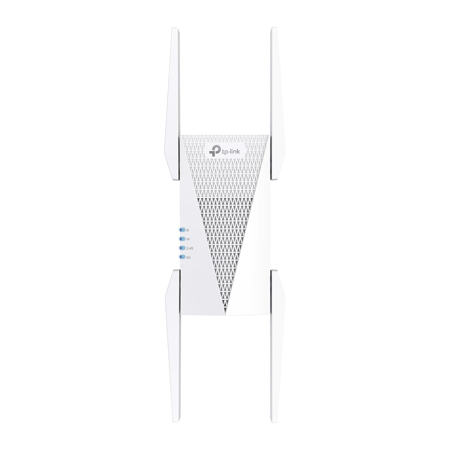 TP-Link RE815X AX5400 WiFi 6 Range Extender w/Ethernet Port | 5.4 Gbps Tri-Band Wireless Repeater Amplifier | Up to 2800 Sq. Ft., 96 Devices | Internet Signal Booster | 160 MHz | APP Setup | OneMesh