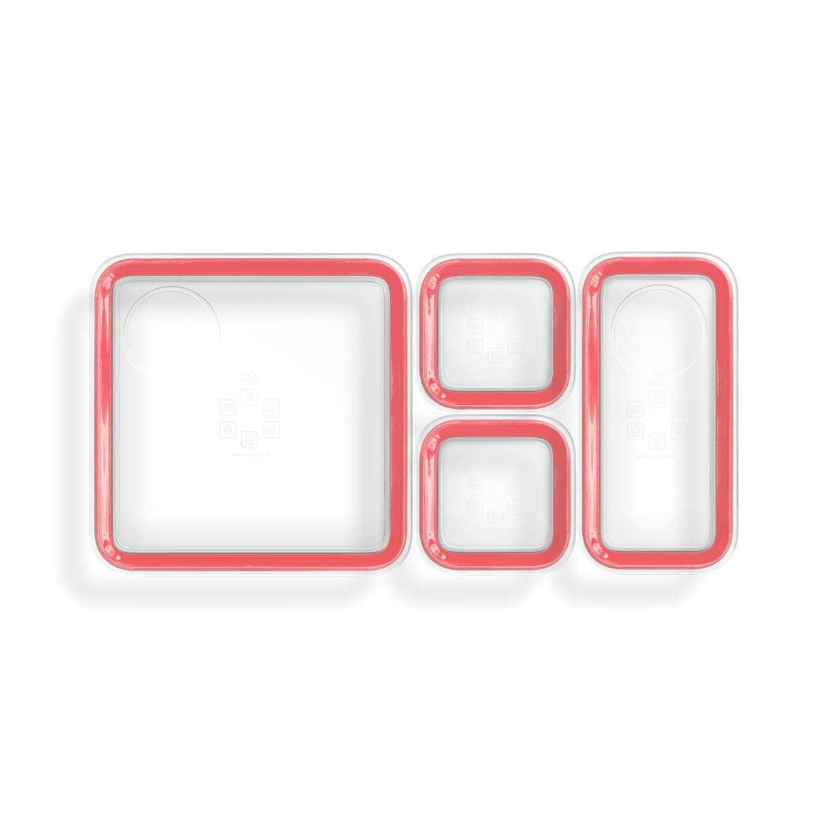 Tastemade Prepd Container Set Food Storage Containers - Leak-Proof, BPA-Free, Safe for Microwave, Dishwasher & Freezer Great for Meal Prep + Portion Control (Set of 4, Peach)