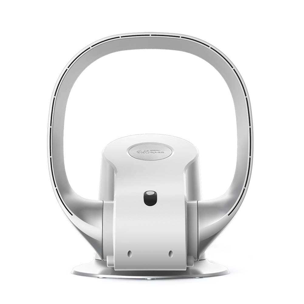 Carkiien Bladeless Desk Fan Oscillating Quiet Table Fan with Remote Wall Mount Fan for Home Air Circulation, 11 inch