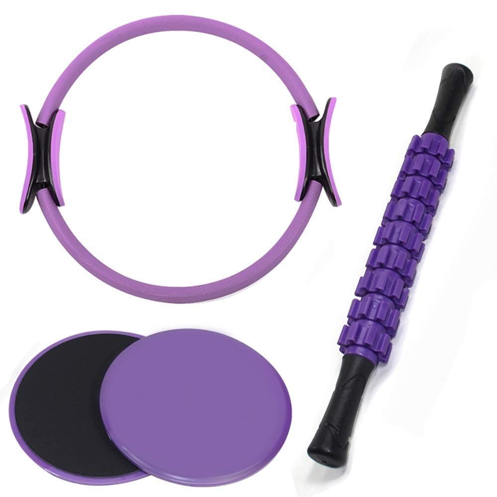 LYATW Pilates Ring, Magic Fitness Circle With Dual Handle Pilates Resistance Equipment for Toning Inner Thighs, Body Sculpting, Yoga, and Resistance Training Home or Studio (Color : Style 5)