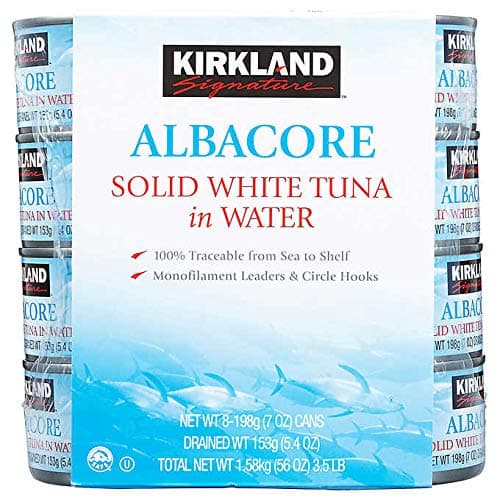 KIRKLANDSignature Expect More White Albacore Tuna 7 oz, 8-count