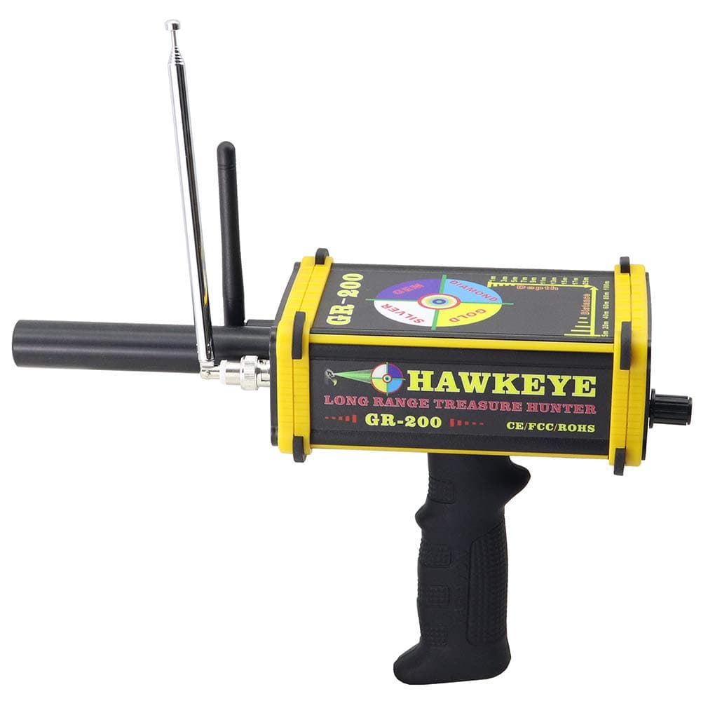 JMDHKK Hawkeye Long Range GR-200 Gold & Gem Diamond Metal Detector Underground Treasure Finder