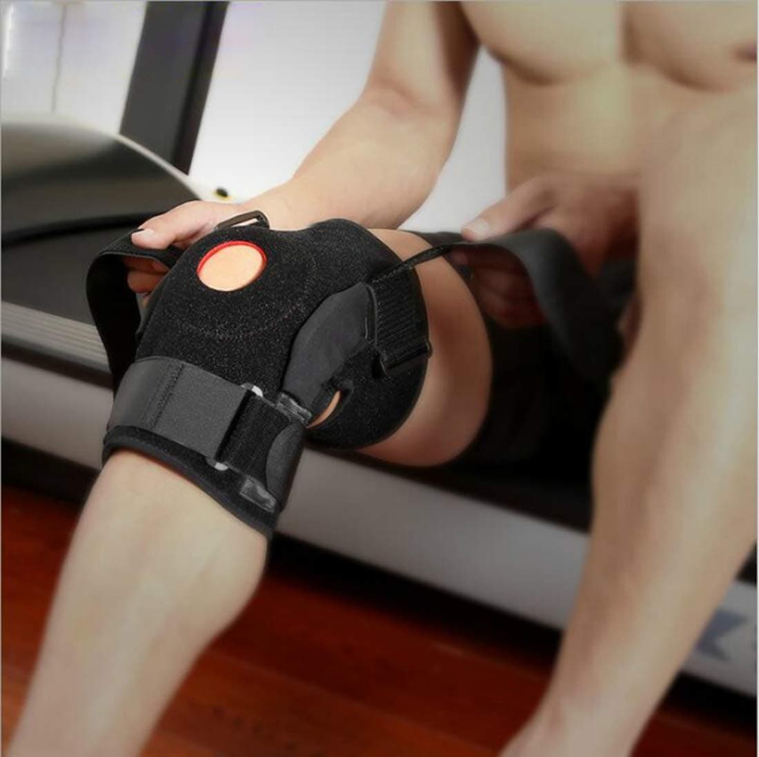 Hinged Knee Brace Extra Large, Adjustable Fit - Rigid Protection & Support (Extra Large)