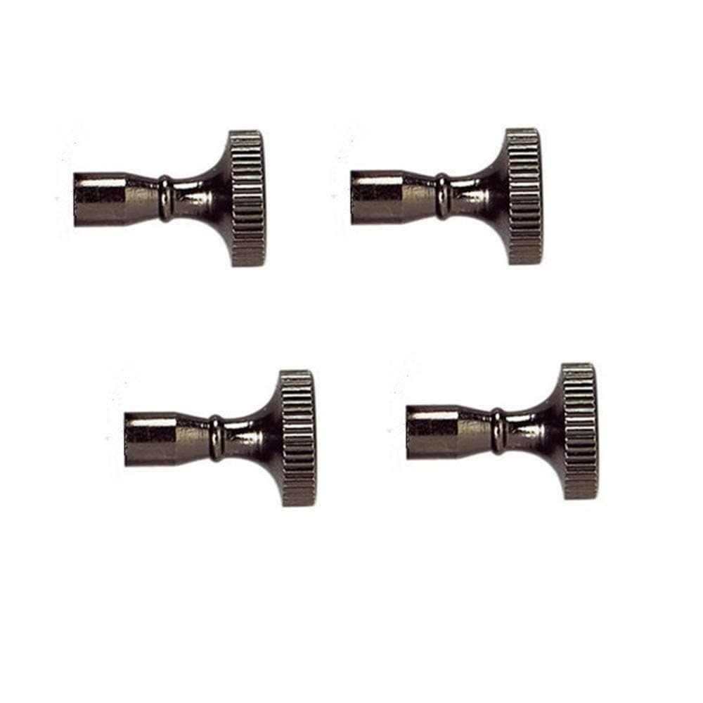 EFINEHOMEOn/Off Replacement Light & Fan Knobs Thread Lamp Turn Knobs Socket Knob Black (Brass-4 Pack)