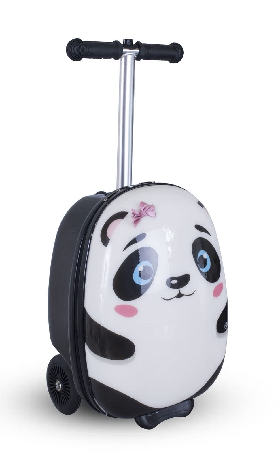 Flyte 18 Inch Midi Kids Luggage Scooter Suitcase - Polly the Panda, Hardshell, Ride On with Wheels, 2-in-1, 25 Litre Capacity