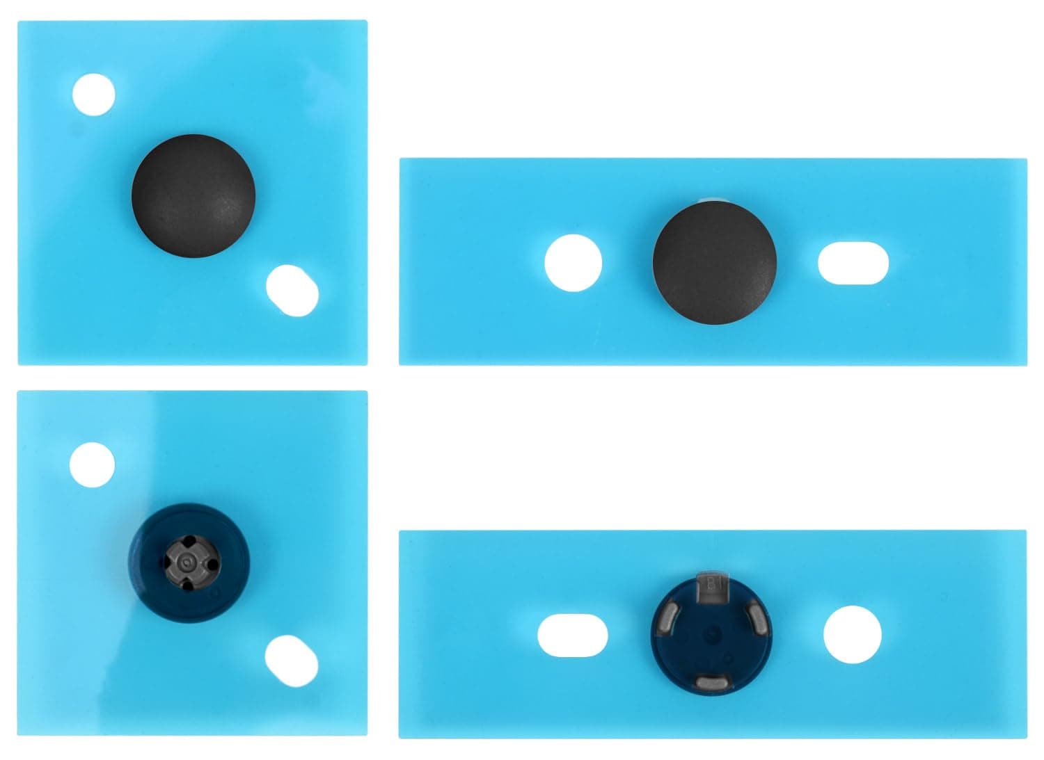 KBRPARTS 4PC Rubber Feet Replacement for Microsoft Surface Laptop 3 4 5, Replacement Anti Slip Surface Laptop 5 4 3 Rubber Feet, Black