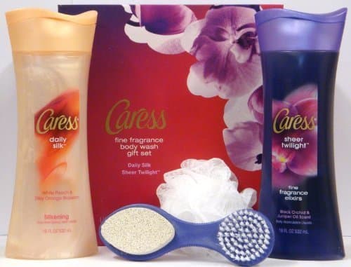 Caress Daily Silk & Sheer Twilight 4 Piece Gift Set