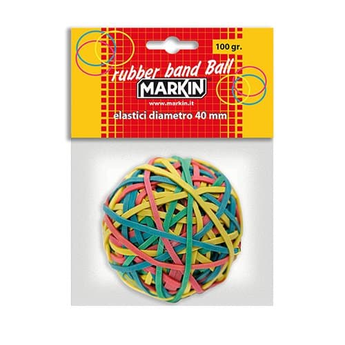 MARKIN 525 G-Ball Elastic Rubber, 100 Pieces