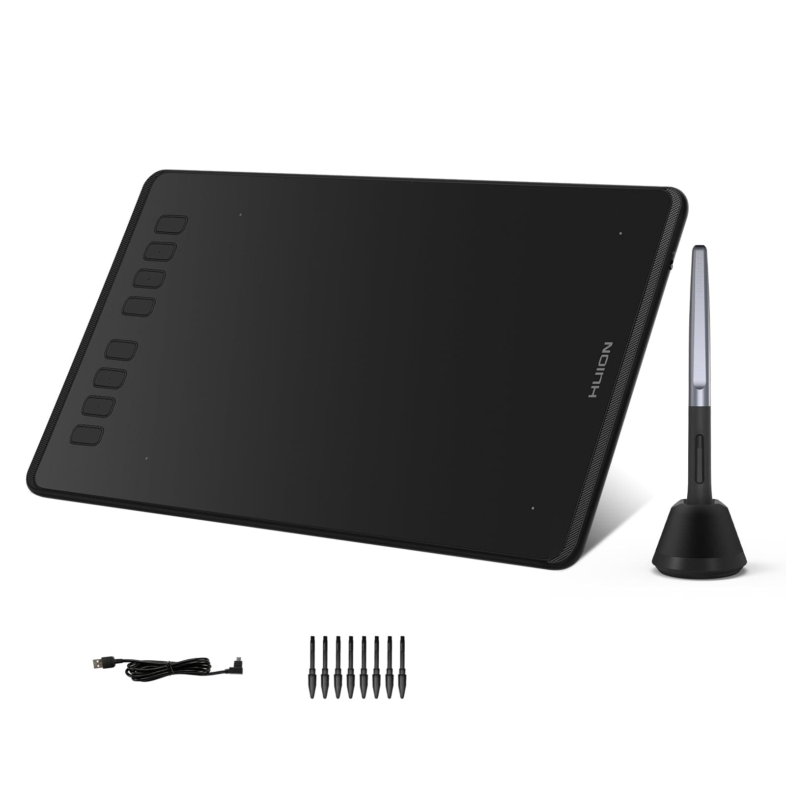 Huion Inspiroy H950P Graphics Drawing Tablet with Tilt Feature Battery-free Pen 8192 Pressure Sensitivity and 8 User-defined Shortcuts
