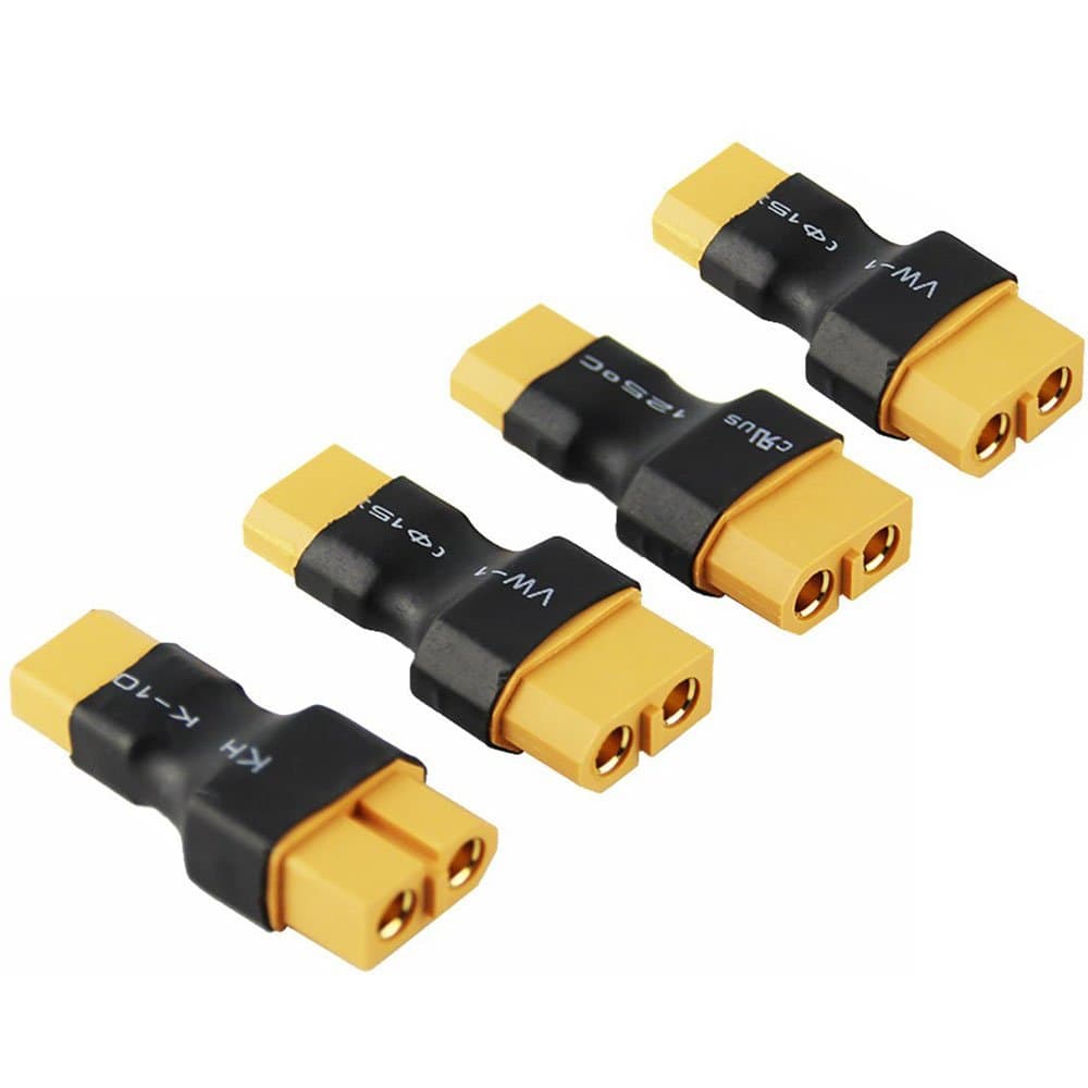 XT30 Male to XT60 Female Adapter Connector Wireless for RC FPV Drone Car Lipo NiMH Battery Charger ESC
