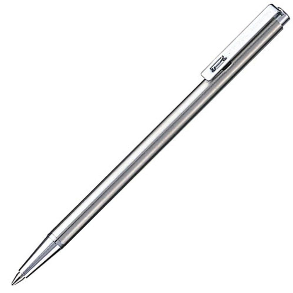 Mini Ballpoint Pen T-3, Black Ink, Silver (T-3)