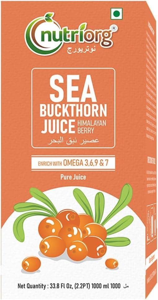 Nutriorg Sea Buckthorn Juice, Himalayan Berry, 1000ml