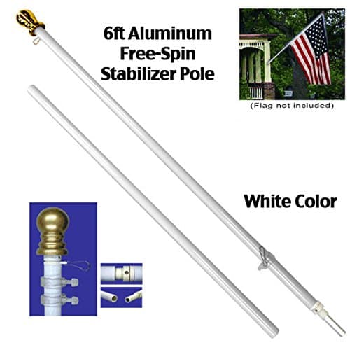 VIS 6ft Spinning Stabilizer Pole (White)