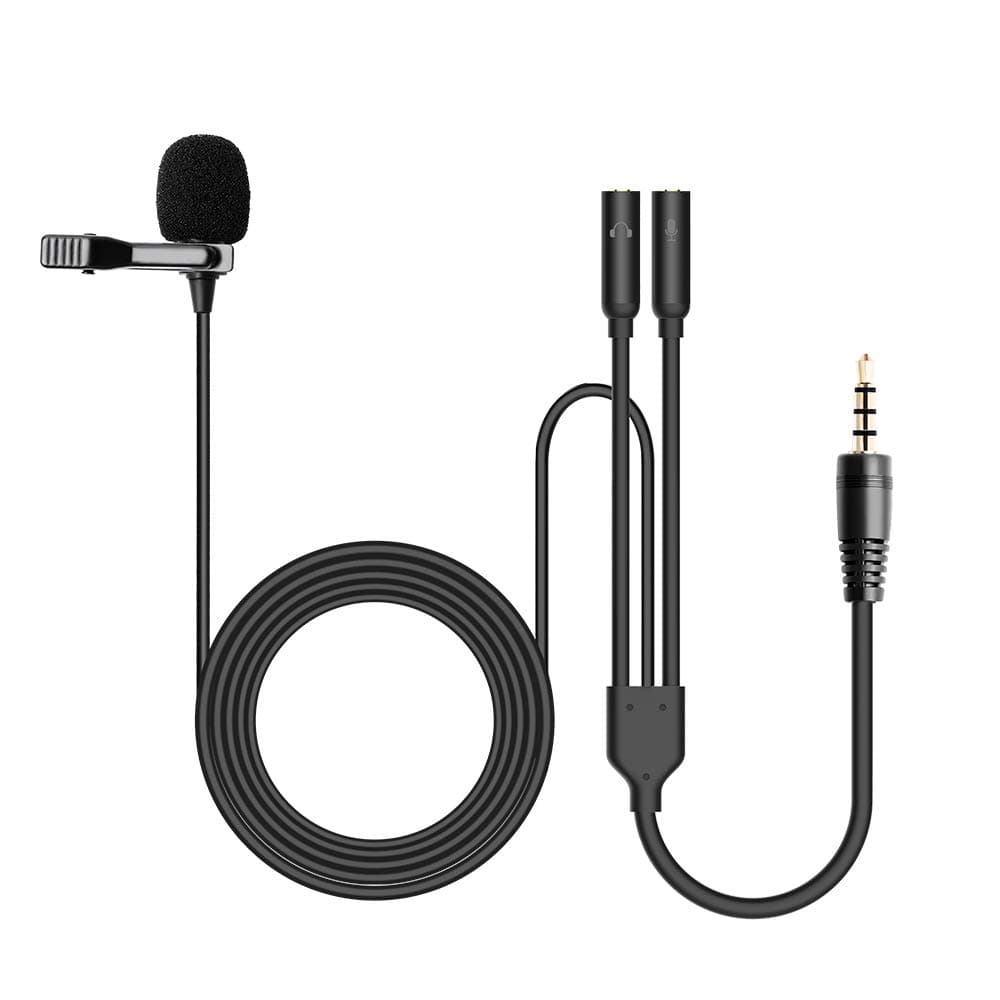 Maono AU-300 Lavalier Microphone (Black)