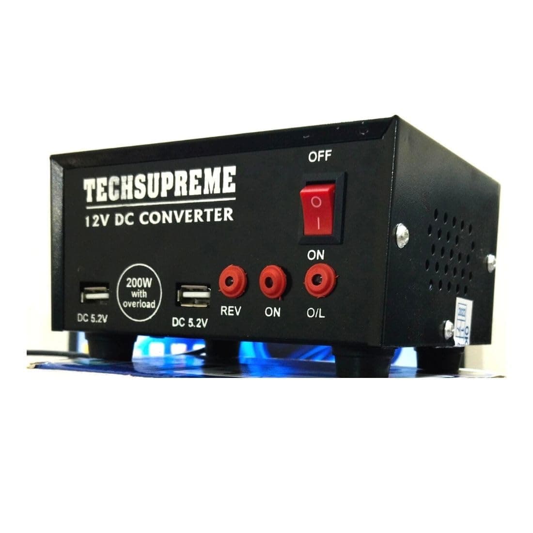 Mini Inverter 200W Mini Inverter for Home, Car, Boat, D2H Box, Mobile Charger, and CFL (12V DC to 220V AC Converter)