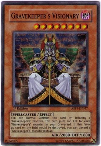 Yu-Gi-Oh! - Gravekeeper's Visionary (ABPF-EN027) - Absolute Powerforce - Unlimited Edition - Super Rare