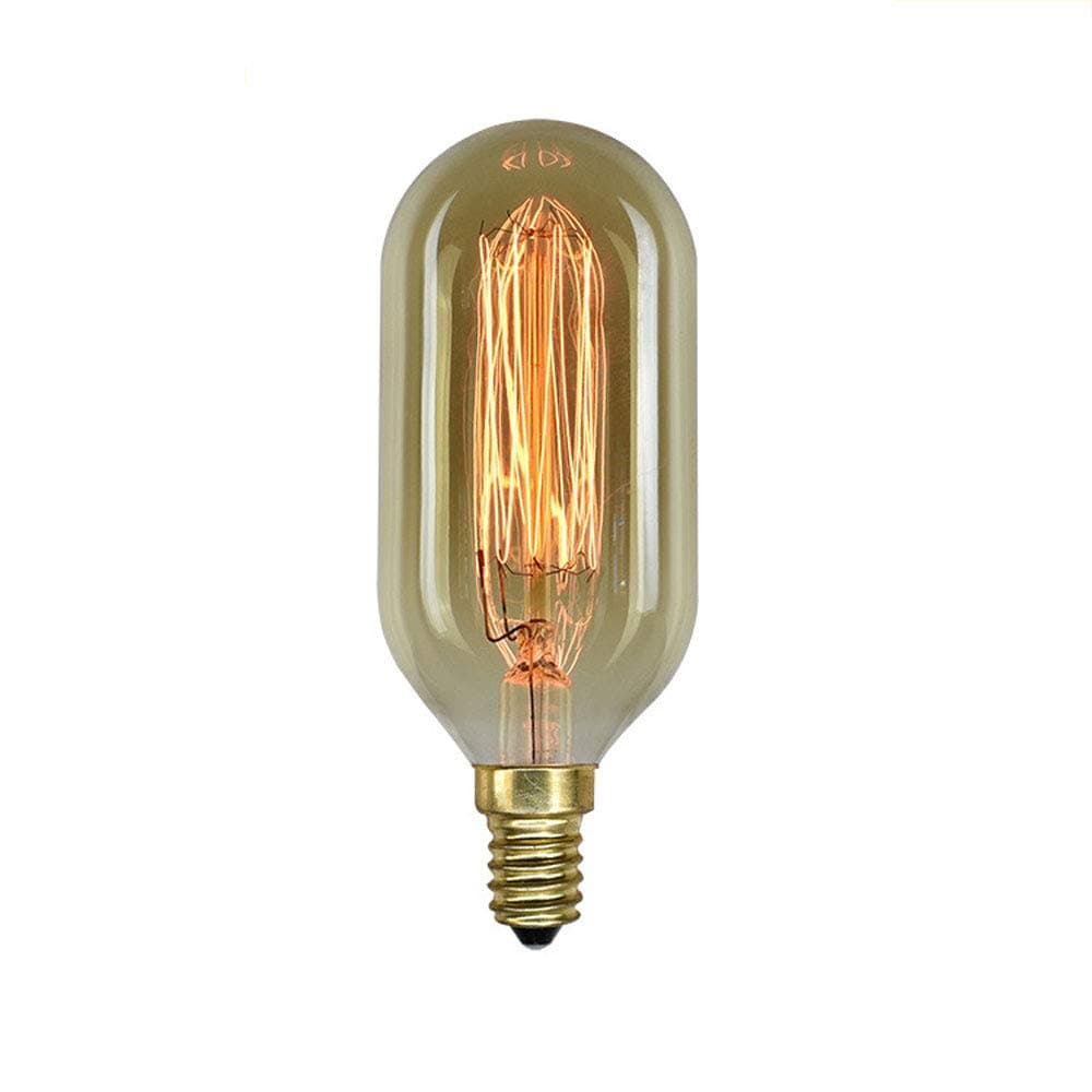 Vintage Edison Light Bulb 40w - Small Spiral Filament Radio Valve E14 ES Dimmable - The Retro Boutique ®