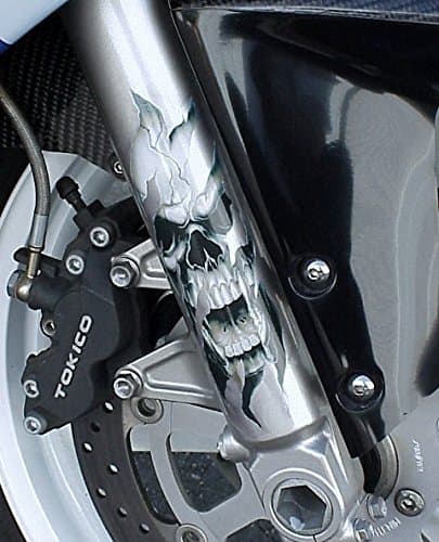 i5 Fork Skull Sticker Decals for Harley Davidson Sportster Softail Dyna Road King Electra Tour Street Hydra Super Wide Glide Fat Boy V-Rod VRSC FXD FLD FLS FXS FX FL XL 883 1200