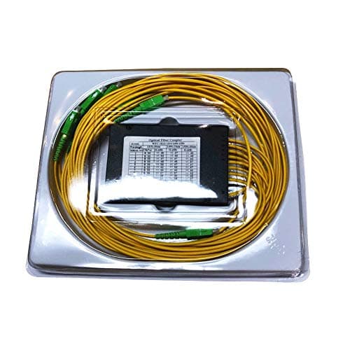 CATVSCOPE PLC Splitter in Steeless Tube, Box LGA Rack WFC 1x12 SC/APC Green Connector Wave Length 1310/1490/1550