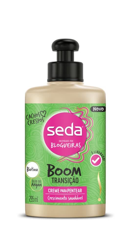 Linha Boom Looks Seda - Creme para Pentear Transicao 295 Ml - (Seda Boom Looks Collection - Transition Combing Cream 9.97 Fl Oz)