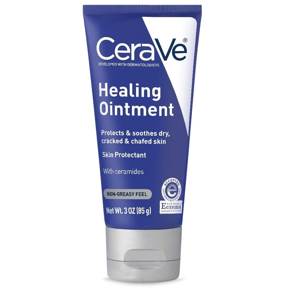 CeraVe Petrolatum Ceramides Healing Ointment for Protecting and Soothing Cracked & Chafed Skin (3oz)