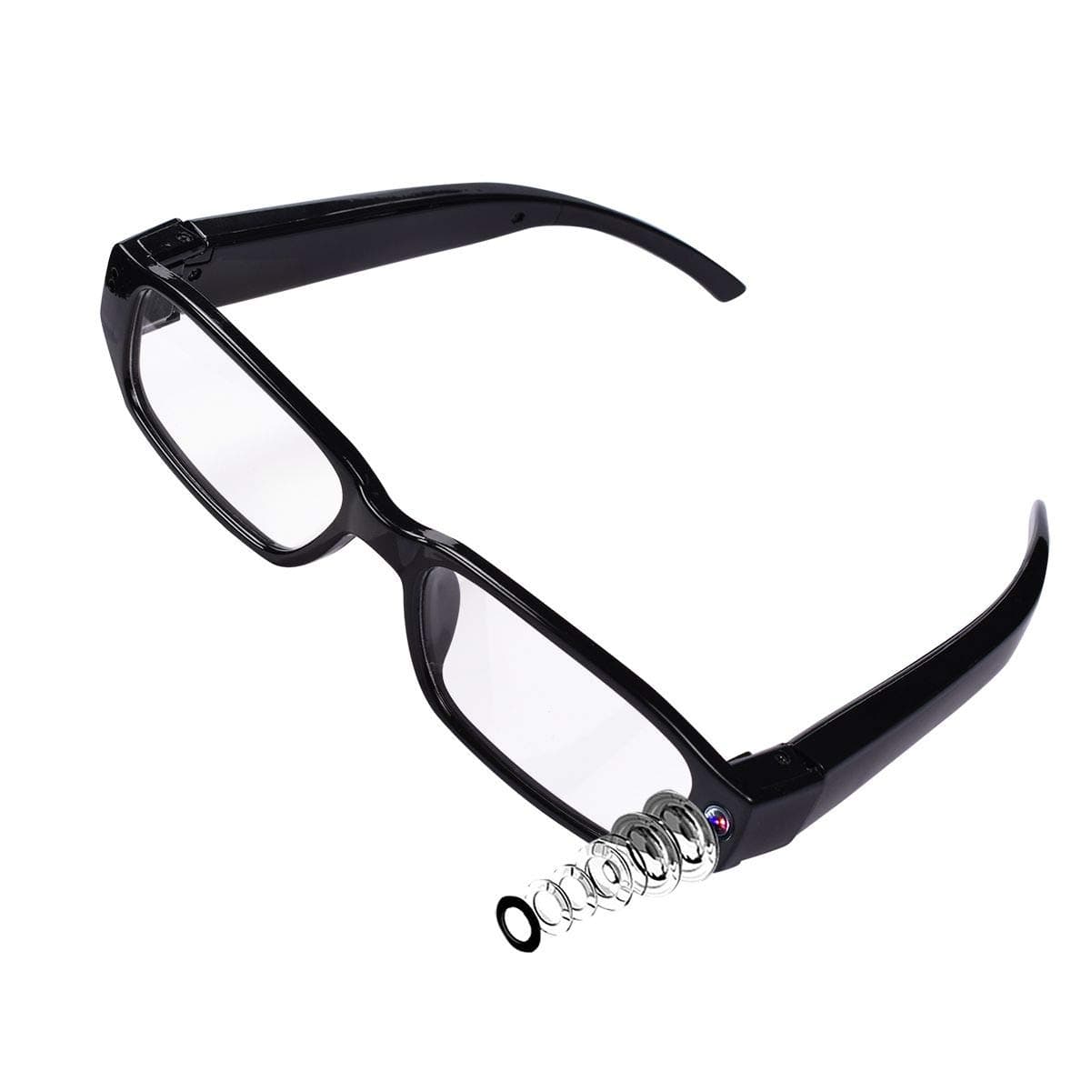 LFHMLF HD Spy Hidden Camera Glasses Nanny Cam Loop Video Recorder