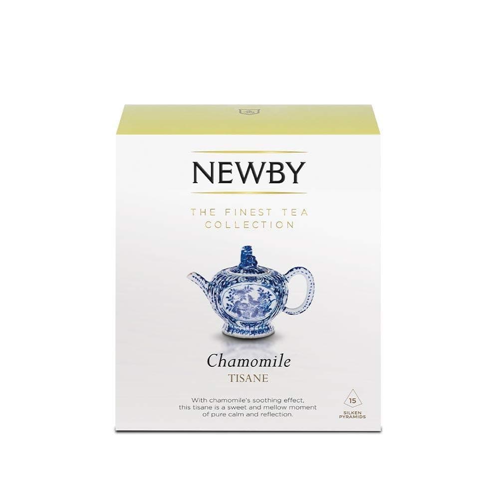 Newby Teas Silken Pyramids Chamomile Tea 38 g (Pack of 1, Total 15)