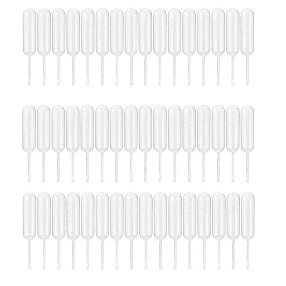 100pcs 4ml Clear Plastic Pipettes for Cupcakes Chocolate Strawberries Ice Cream, Jam Jelly Milkshake Squeeze Transfer Droppers, Small Flavor Liquid Cupcake Infuser Tubes, BPA Free