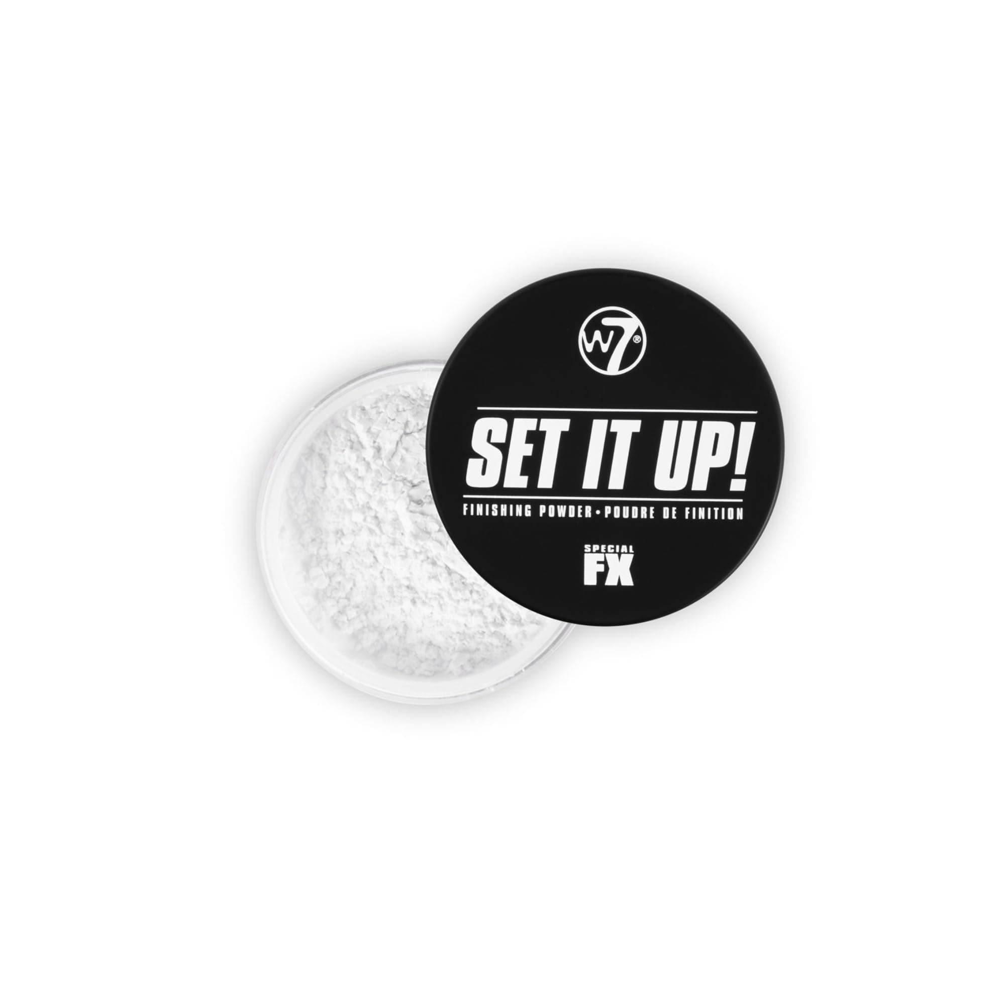 W7 Set It Up Loose Setting Powder - Weightless Translucent Blurring Powder For All Skin Tones
