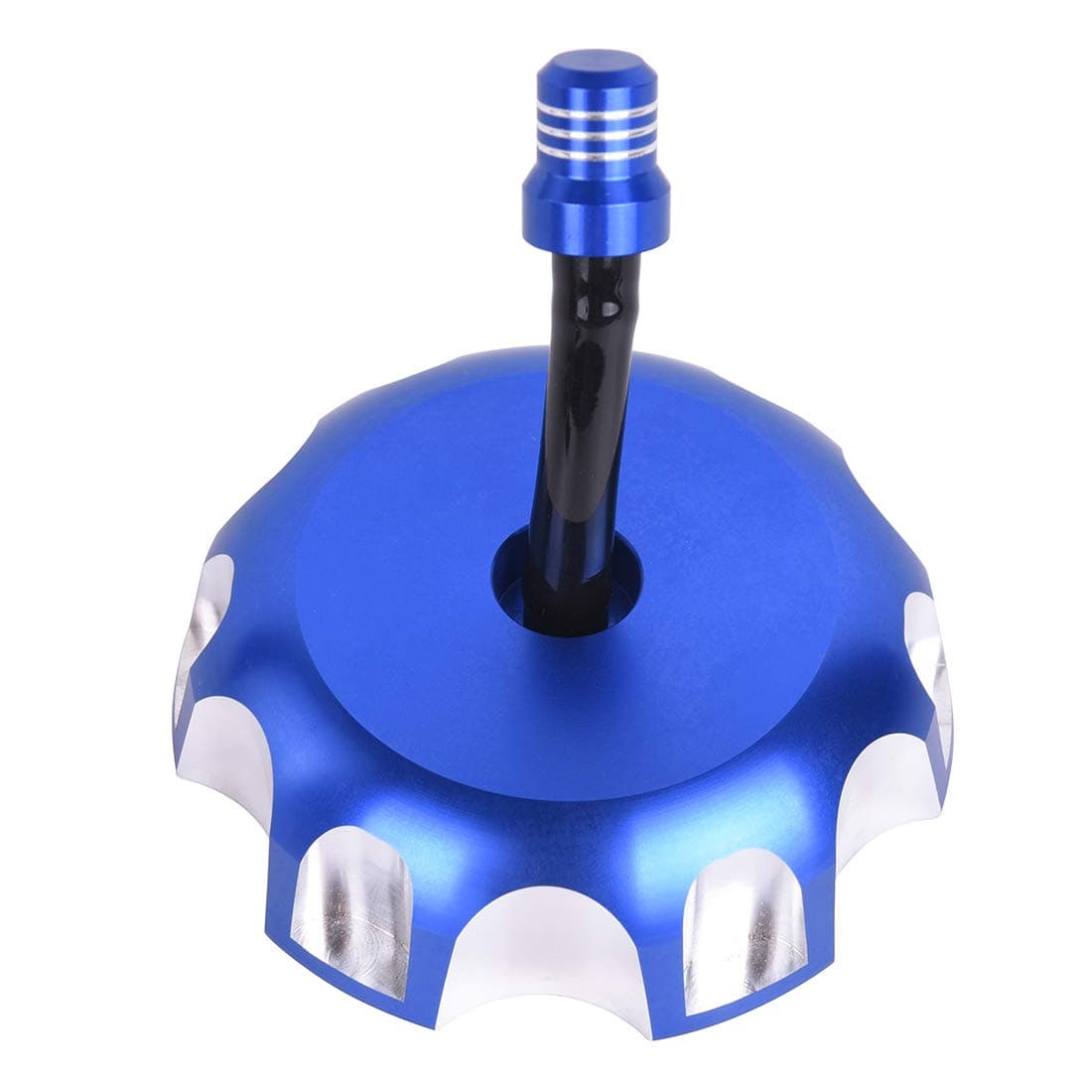 Billet Gas Fuel Tank Cap Cover w/Vent Hose Compatible with YAMAHA Raptor 125/250/350/660 All years YFZ 450 2004-2013 TTR225 2003 Suzuki RMZ 250 2005-2011 Z250 2004-2011 DRZ125/DRZ125L 2003-2011