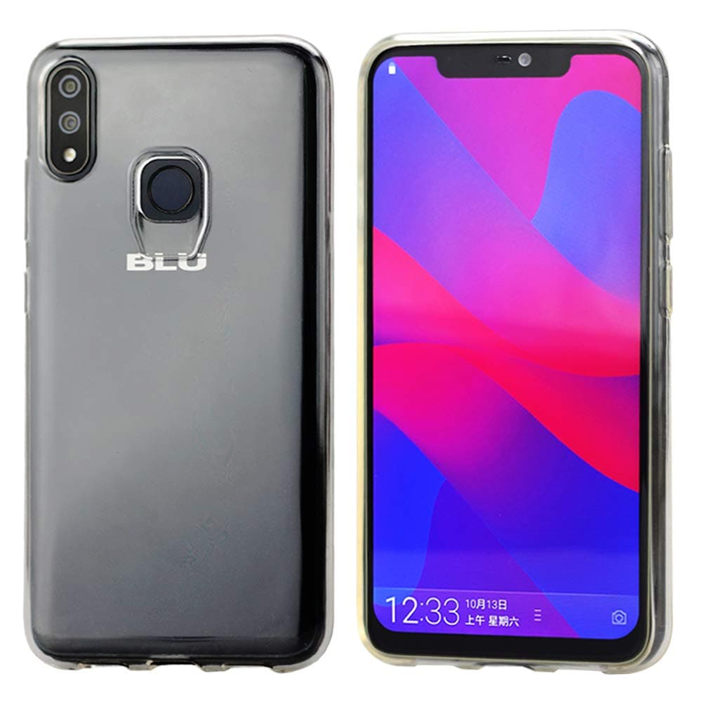 BLU VIVO XI+ Case Soft Slim TPU Crystal Clear Shock Absorption Technology Bumper Soft Anti-Drop TPU Cover Case for BLU VIVO XI+ V0310WW, Clear (Clear)