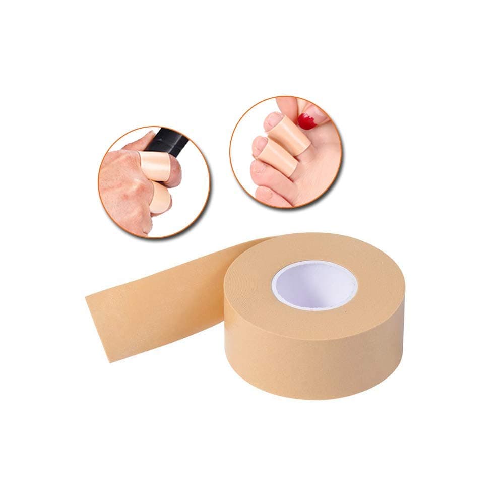 Mybow Blister Prevention Tape Heel Protectors Foam Padding Bandages Heel Bandaids for Blisters Prevention Runners Toes Finger Shoes Anti-Blister Cushion High Heel Padded Waterproof First Aid Tape (5M)